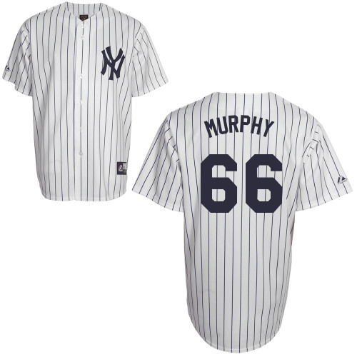 John-Ryan Murphy #66 Youth Baseball Jersey-New York Yankees Authentic Home White MLB Jersey